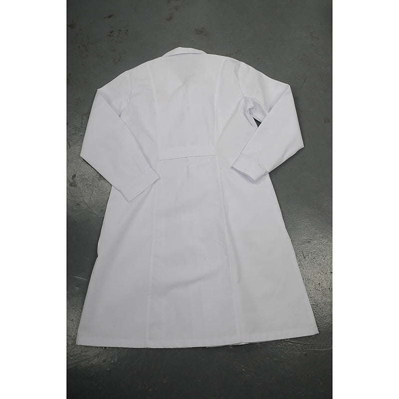 NU049 來樣訂做診所制服款式 印製長袖醫生袍 實驗袍 藥劑師袍 耐高溫 耐洗水 訂造醫療診所制服批發商