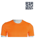 將圖片載入圖庫檢視器 W179 製造純色功能性運動衫 訂印淨色男士pe 衫 肩位撞色布 羽毛球 乒乓球 親子活動 家庭套裝 運動款供應緊身男士運動衫 功能性運動衫製造商 橙色
