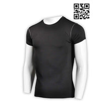 將圖片載入圖庫檢視器 TF032 設計純色緊身運動T恤 製作純色緊身運動T恤 供應時尚運動T恤 緊身運動T恤專營
