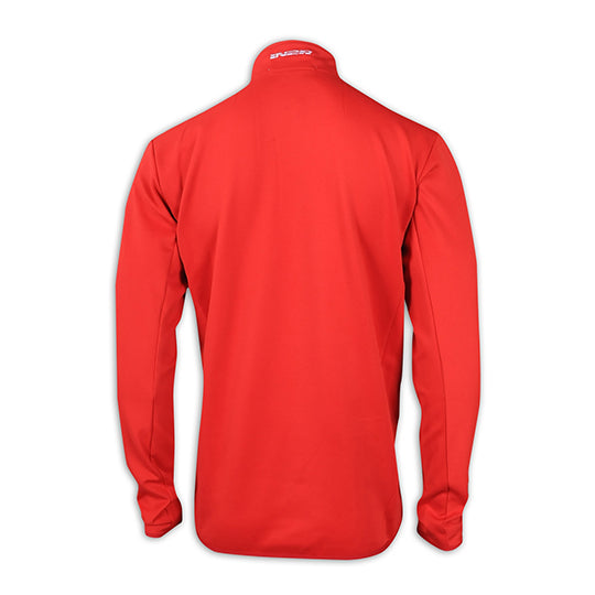 澳門 訂購拉鏈長袖運動訂製運動衫半拉鍊紅色運動衫 W210