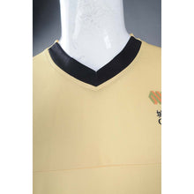 將圖片載入圖庫檢視器 WTV143 來樣訂造長袖運動套裝 團體訂購運動套裝 足球波衫 足球隊衫 運動套裝製造商 米黃色
