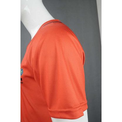 WTV144 度身訂製運動套裝 網上下單運動套裝 V領 足球波衫 足球隊衫運動套裝供應商 橙色