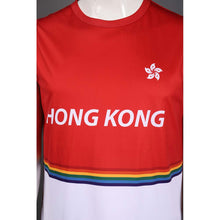 將圖片載入圖庫檢視器 WTV163 訂製背心款 運動套裝 香港 代表運動衫 選手衫 運動套裝生產商 紅色白色衣服 紅色褲子
